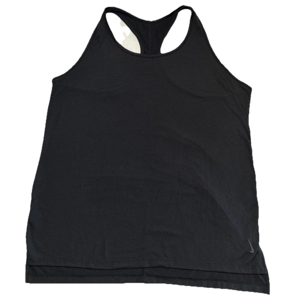 NIKE WOMEN'S YOGA‎  TRAINING TANK TOP BLACK DRI-FIT CQ8826 010 size XL